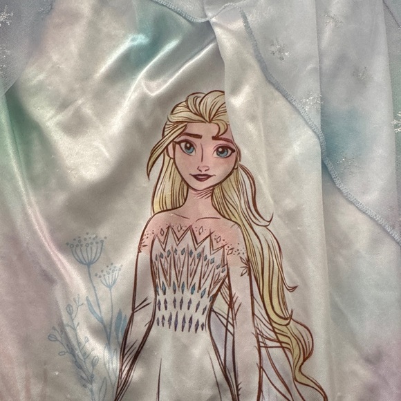 Disney Frozen Elsa Nightgown - White and Pastel - Picture 2 of 3
